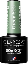 Fragrances, Perfumes, Cosmetics Gel Polish - Claresa Green SoakOff UV/LED Color