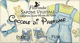 Fragrances, Perfumes, Cosmetics Natural Soap for Kids "Pear" - Florinda Sapone Vegetale Pear