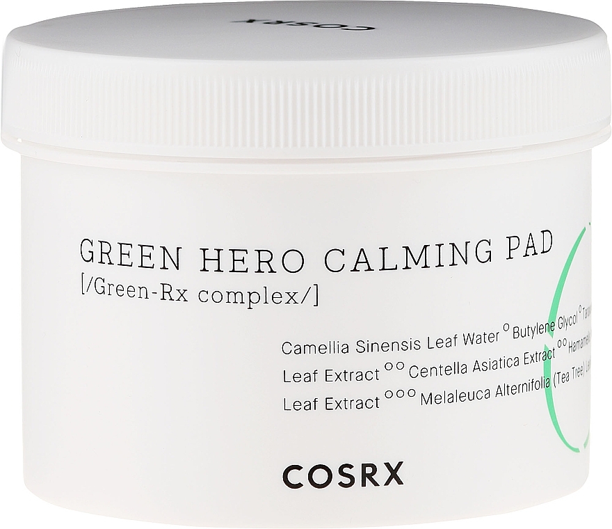 Soothing Face Pads - Cosrx One Step Green Hero Calming Pad — photo N9