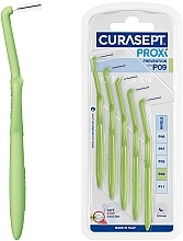 Fragrances, Perfumes, Cosmetics Interdental Brushes P09, 0.9 mm, green - Curaprox Curasept Proxi Angle Prevention Light Green