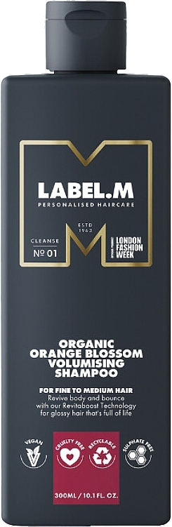 Shampoo - Label.M Organic Orange Blossom Volumizing Shampoo — photo N1