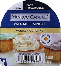 Fragrances, Perfumes, Cosmetics Scented Wax - Yankee Candle Vanilla Cupcake Wax Melt