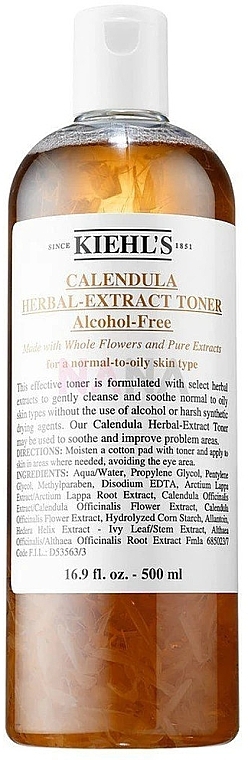 Calendula Facial Toner - Kiehl's Calendula Herbal Extract Alcohol-Free Toner — photo N19