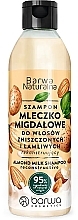 Fragrances, Perfumes, Cosmetics Almond Milk Shampoo for Damaged and Brittle Hair - Barwa Natural Almond Milk Shampoo