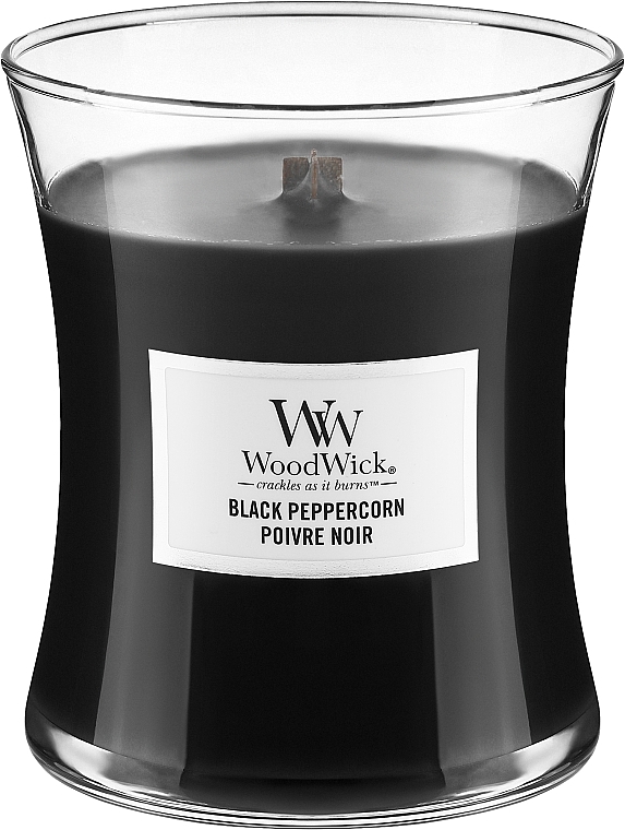 Scented Candle in Glass - WoodWick Black Peppercorn Candle — photo N2