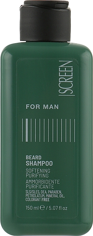 Moisturizing Beard Cleansing Shampoo for Men - Screen For Man Beard Shampoo — photo N1