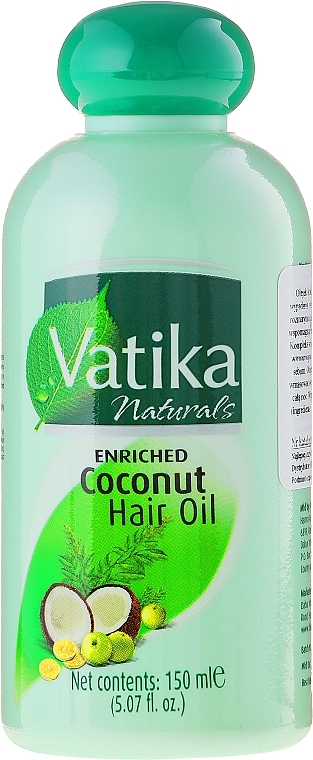 Enriched Coconut Hair Oil - Dabur Vatika Enriched Coconut Hair Oil — photo N1