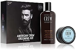 Fragrances, Perfumes, Cosmetics Set - American Crew Grooming Kit (shm/250ml + fiber/85ml)