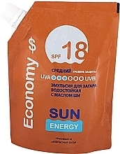 Fragrances, Perfumes, Cosmetics Waterproof Shea Butter Sun Emulsion - Sun Energy SPF 18