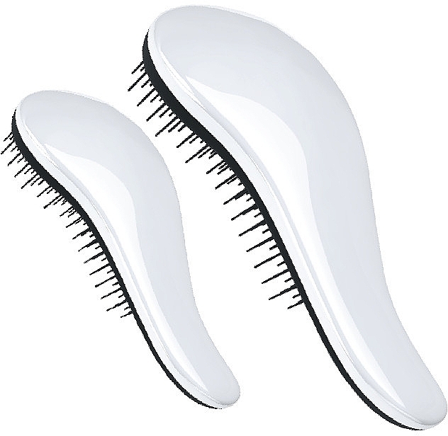 Hair Brush Set - KayPro Dtangler Miraculous Silver (brush/2pcs) — photo N3