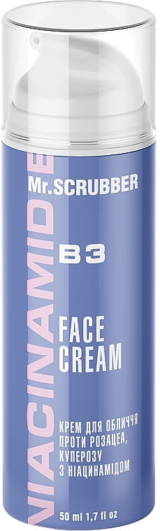 Anti Rosacea & Couperose Face Cream with Niacinamide - Mr.Scrubber Face ID. Niacinamide Face Cream — photo N4