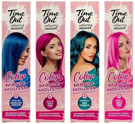 Coloring Hair Mousse - Time Out Color Magic Mousse — photo N4