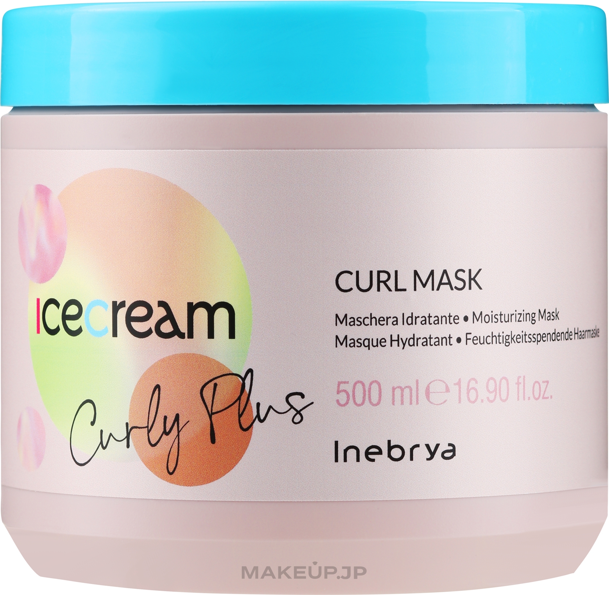 Wavy Hair Mask - Inebrya Ice Cream Curl Plus Curl Mask — photo 500 ml