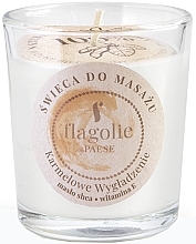 Fragrances, Perfumes, Cosmetics Caramel Smoothing Massage Candle in Glass - Flagolie Caramel Smoothing Massage Candle