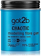 Hair Paste "Matte" - Schwarzkopf Got2b Chaotic Gum — photo N3