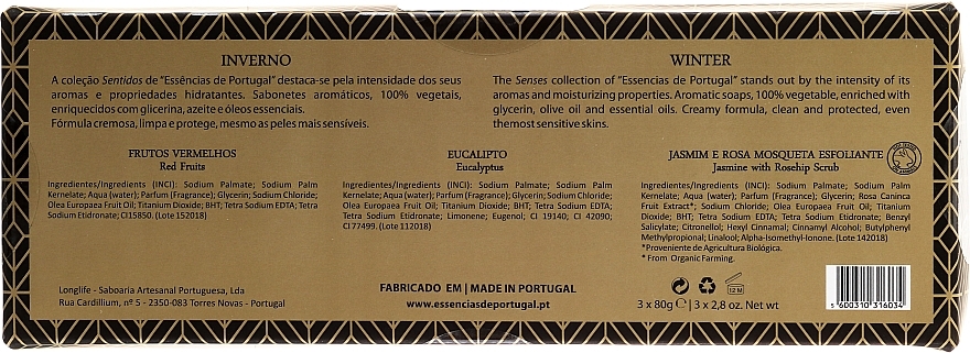 Set - Essencias De Portugal Aromas Collection Winter Set (soap/3x80g) — photo N2