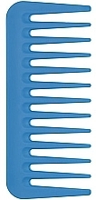 Fragrances, Perfumes, Cosmetics Comb, blue - Janeke Supercomb Small