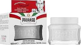 Shaving Cream for Sensitive Skin - Proraso White Pre-Shave Cream — photo N2