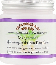 Jojoba Body Scrub "Mangosteen" - Lemongrass House Mangosteen Moisturising Jojoba Bead Body Scrub — photo N1