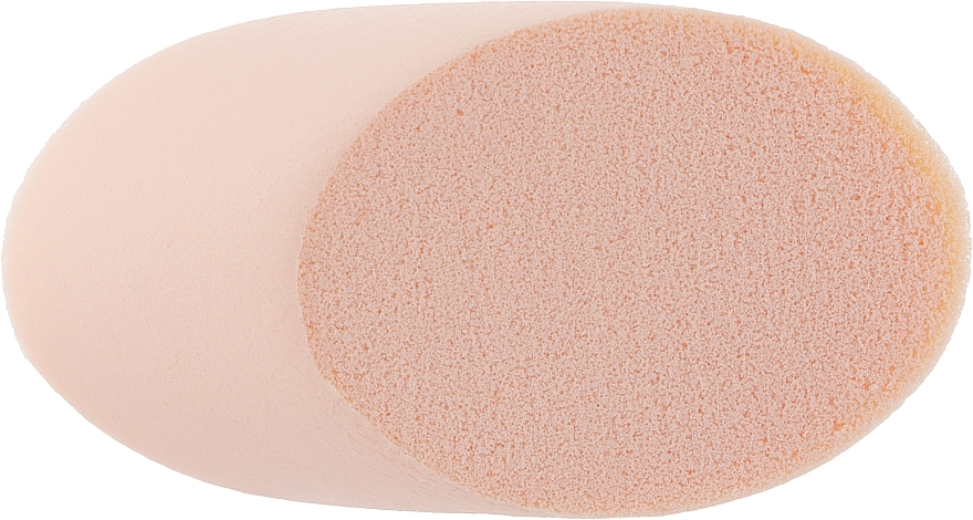 Makeup Sponge CS062WB, cut cylinder, white + beige - Cosmo Shop Sponge — photo N10