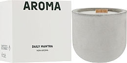 Fragrance-Free Meditation Candle - Sister's Aroma Daily Mantra Non Aroma — photo N2