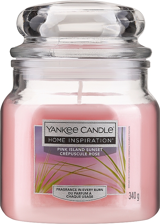 Scented Candle in Jar - Yankee Candle Home Inspiration Pink Island Sunset — photo N32