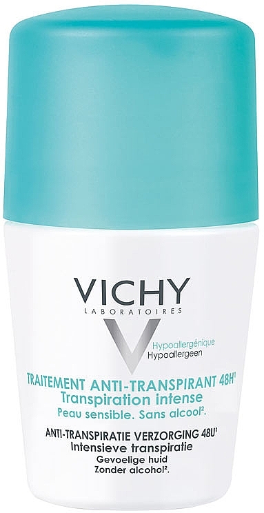 Roll-On Antiperspirant Deodorant "48H Intensive" - Vichy Deo Intense Transpiration Roller 48H — photo N1