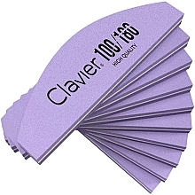 Fragrances, Perfumes, Cosmetics Mini Nail File 100/180, purple - Clavier