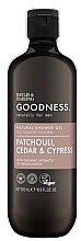 Men Shower Gel - Baylis & Harding Goodness Natural Shower Gel Patchouli Cedar And Cypress — photo N1