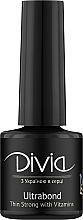 Fragrances, Perfumes, Cosmetics Vitamin Acid-Free Nail Primer 'Ultrabond' Di1621, liquid - Divia Ultrabond Thin Strong with Vitamin Di1621