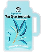 Fragrances, Perfumes, Cosmetics Oily and Problem Skin Sheet Mask - Dr. Mola Refreshing Tea Tree Smoothie Sheet Mask