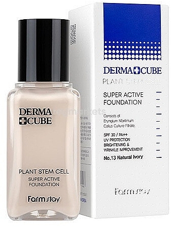 FarmStay Derma Cube Plant Stem Cell Super Active Foundation - Stem Cell Foundation — photo N1