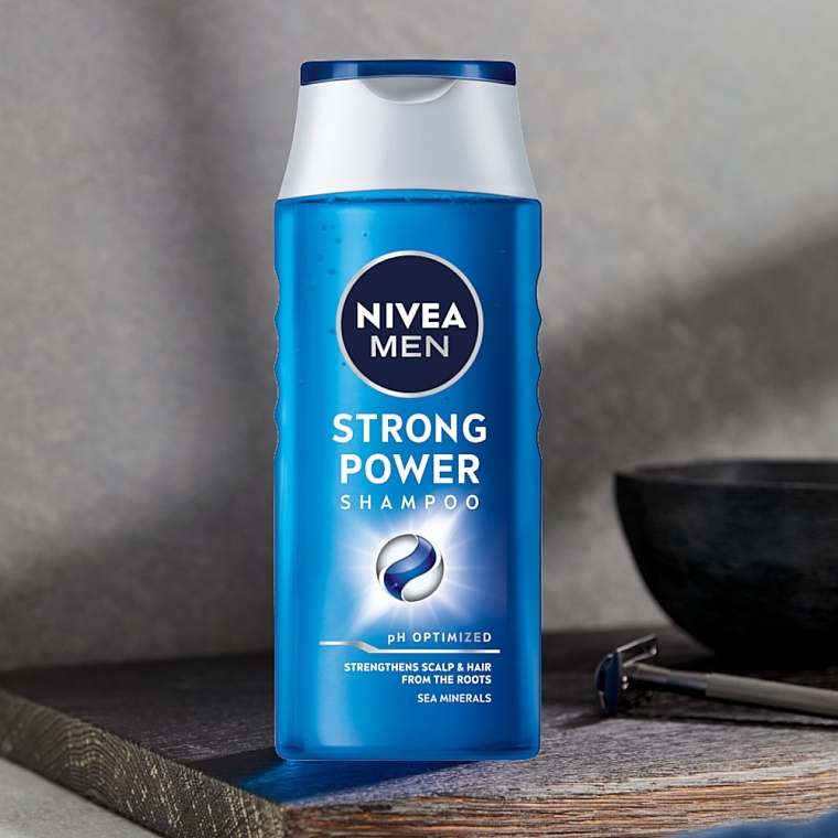 Shampoo for Men "Energy and Power" - NIVEA MEN Shampoo — photo N10