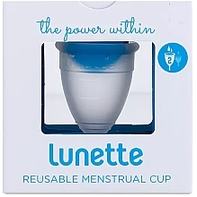 Menstrual Cup, model 2, transparent - Lunette Reusable Menstrual Cup Clear Model 2 — photo N2