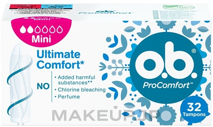 Tampons Mini, 32 pcs - o.b. Pro Comfort — photo 32 ЊВ.