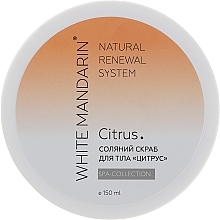 Fragrances, Perfumes, Cosmetics Salt Body Scrub "Citrus" - White Mandarin Spa Collection