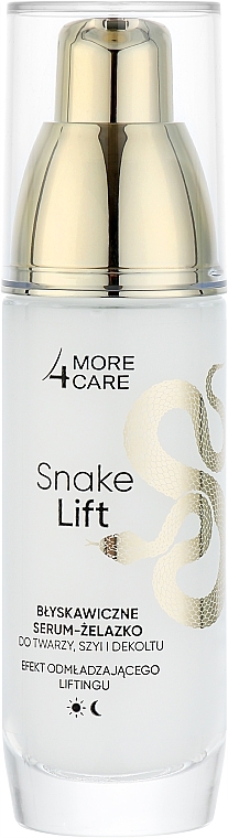 Instant Face, Neck & Decollete Serum - More4Care Snake Lift Instant Serum — photo N1