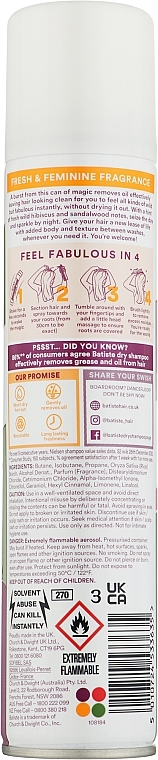 Dry Shampoo - Batiste Wildflower Dry Shampoo — photo N7