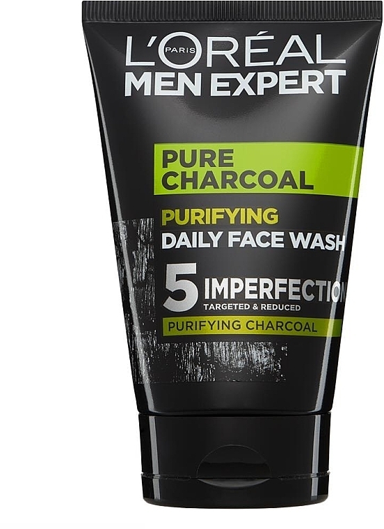 Facial Cleansing Gel - Loreal Paris Men Expert Pure Charcoal — photo N2