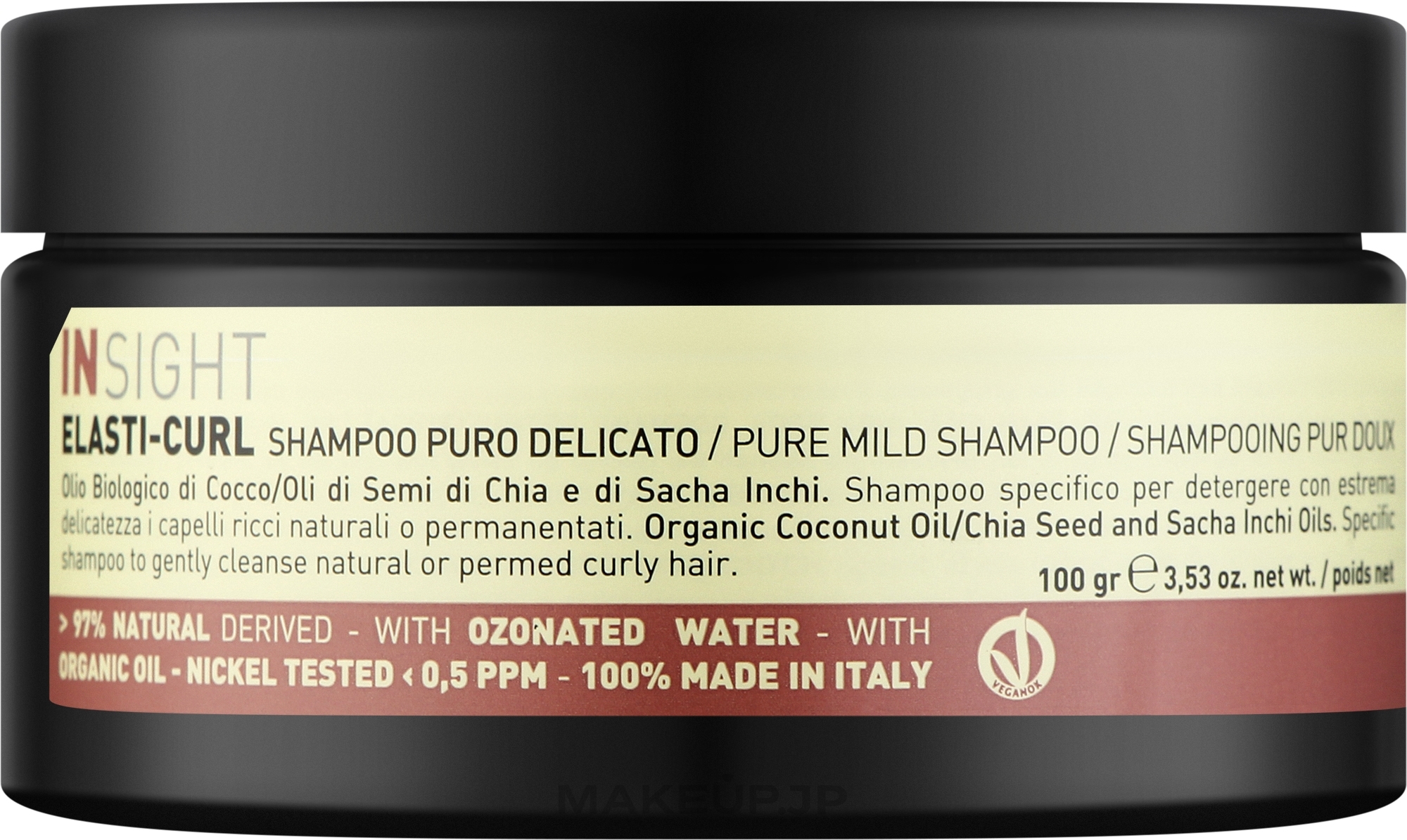 Mild Shampoo for Curly Hair - Insight Elasti-Curl Pure Mild Shampoo — photo 100 g