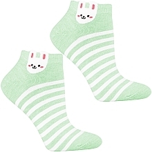 Women Short Socks CSD240-090, green - Moraj — photo N1