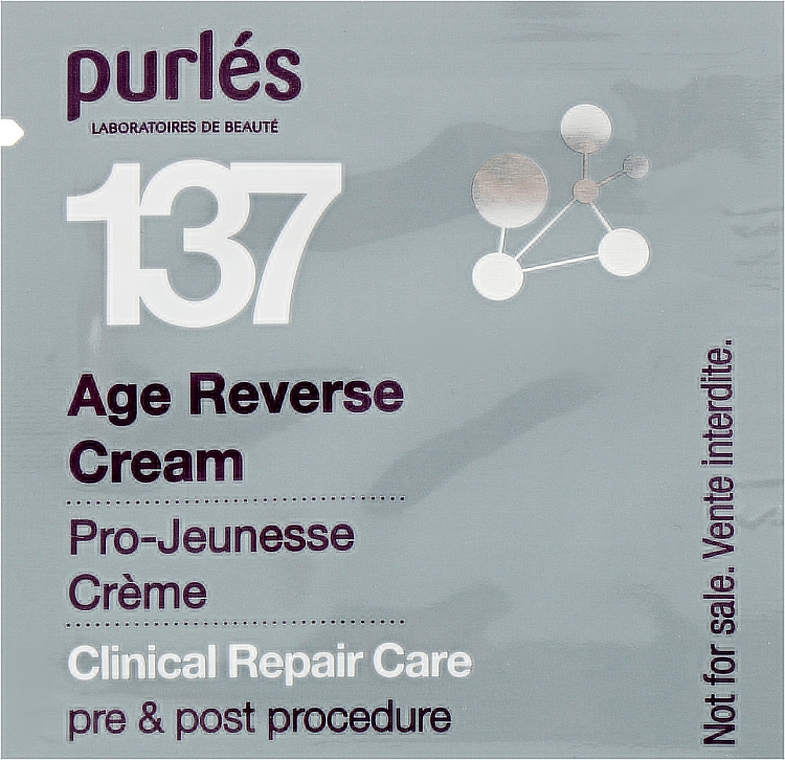 GIFT! Face Cleansing Cream - Purles Clinical Repair Care 137 Age Reverse Cream (sample) — photo N4