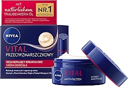 Anti-Wrinkle Regenerating Night Cream - Nivea Vital Anti-Wrinkle Regenerating Night Cream — photo N1