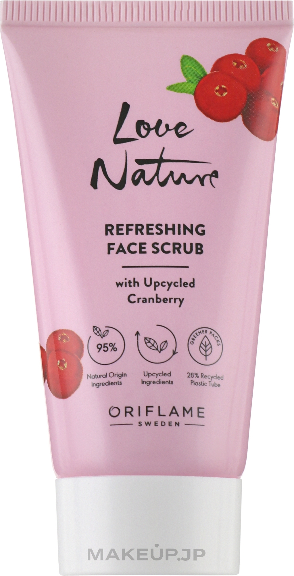 Refreshing Cranberry Face Scrub - Oriflame Love Nature Refreshing Face Scrub — photo 30 ml