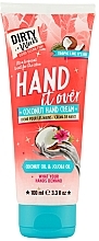 Fragrances, Perfumes, Cosmetics Coconut Hand Cream - Dirty Works Coconut Hand Cream