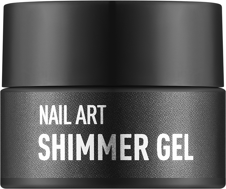 Nail Design Shimmer-Gel with Big Glitter - NUB Shimmer Gel — photo N3