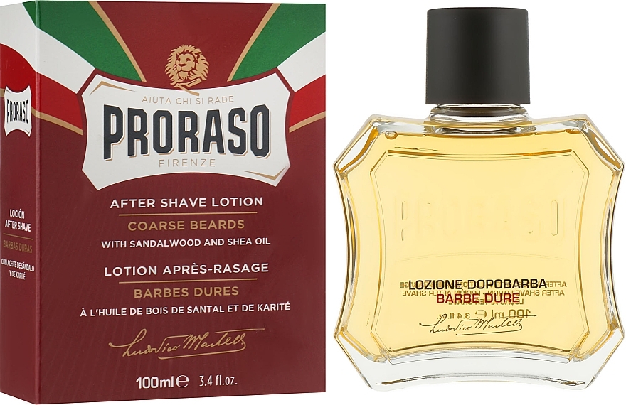 After Shave Lotion - Proraso Sandalwood After Shave Lotion — photo N2