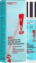 Roll-On Gel - Eveline Cosmetics #Clean Your Skin SOS Ultra-Effective Roll-On Against Spots And Blemishes — photo N2