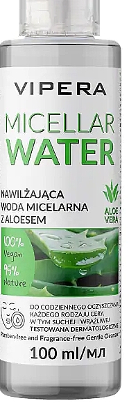 Makeup Remover Micellar Water - Vipera Micellar Water Aloe Vera — photo N1