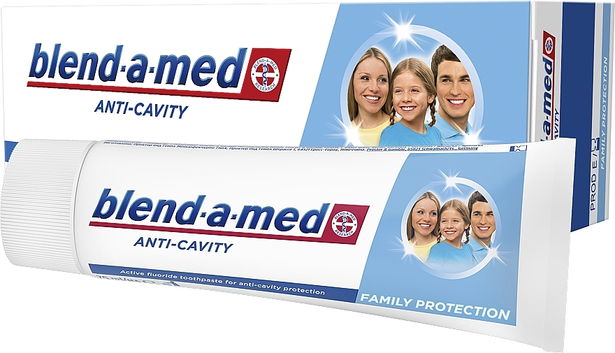 Anti-Caries Family Toothpaste - Blend-a-med Anti-Cavity Family Protect Toothpaste — photo N8